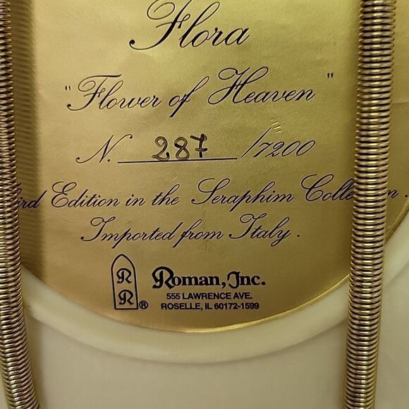 Seraphim Collection Plate "Flora Flower of Heaven" 3rd Edition & ornament - Picture 4 of 7